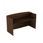 i5 Industries Reception Desk 30-36"x71" | Professional Front Office Solution with Storage & Transaction Counter