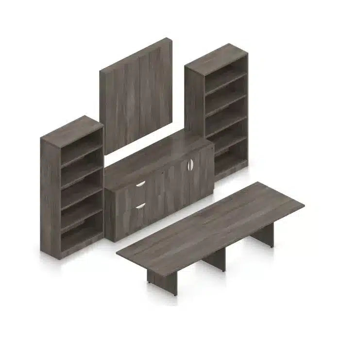 144" Rectangular Conference Table Set