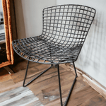 Knoll Bertoia Black Wire Chair