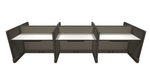 OPS2 Panel System Compact Workstations - 2x4 Low Profile | 6 Pack Space-Saving Solution