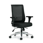 OTG Task Chair, black mesh and chrome base.
