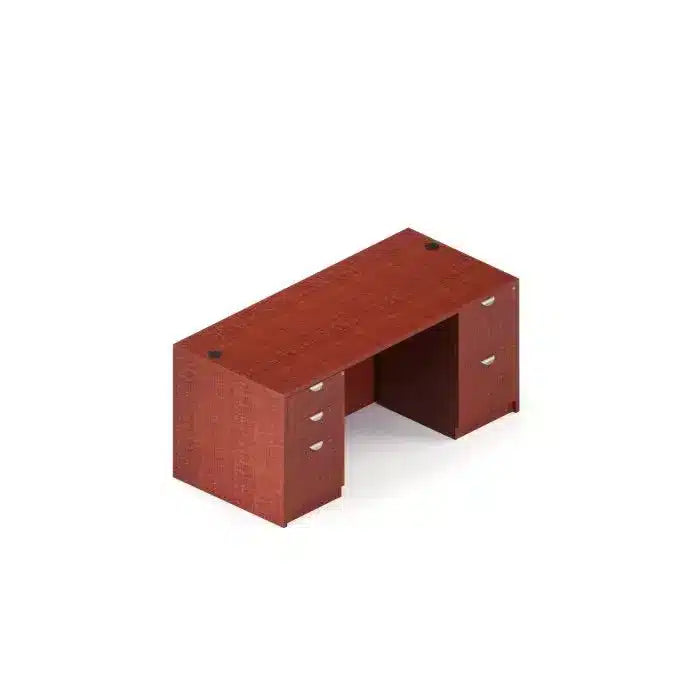 66" Rectangular Desk with Dual Storage Pedestals