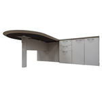 used steelcase 72×40 Rh L-shape D