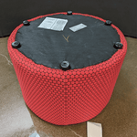 used OFS Boost Round Ottoman – Red