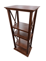 used 3 shelf wood display stand