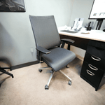 Used 9 to 5 Luna Black Task Chair