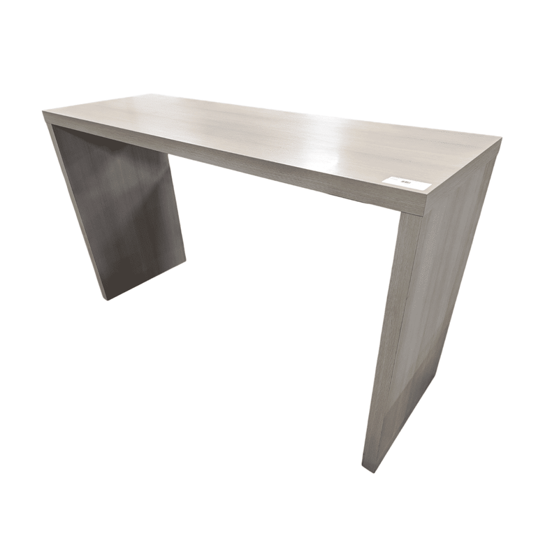 used Bar Height Table Sea Grey