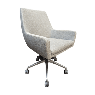 Used Bernhardt Greyish Brown Confch W/ Casters