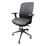 Used Black Cloth/mesh Back Task Chair