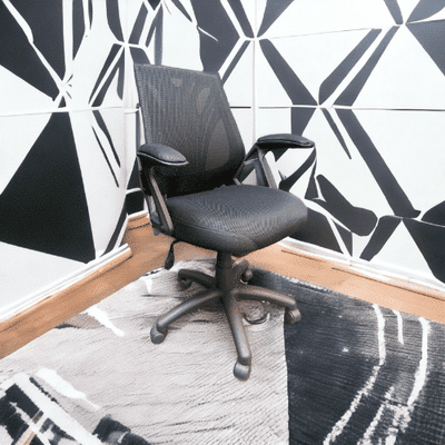 used Flash Black Mesh Back Chair