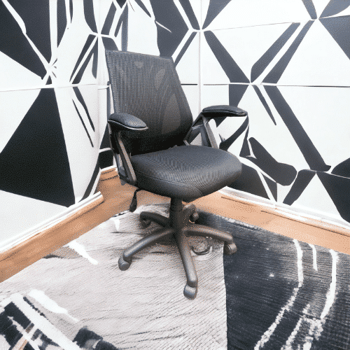 used Flash Black Mesh Back Chair