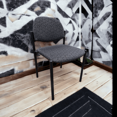 used Global Grey Circle Stack Chair