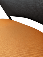 used Hon Orange Seat/Black Back Task Chair, H4241