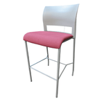 Used Steel Case COBI – GREY/PLUM SEAT BARSTOOL