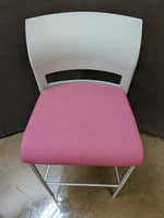 Used Steel Case COBI – GREY/PLUM SEAT BARSTOOL