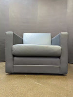 Steelcase Coalesse Grey Leather Club Ch