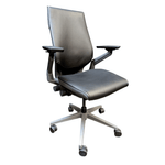 used Steelcase Gesture Chair Black Leather