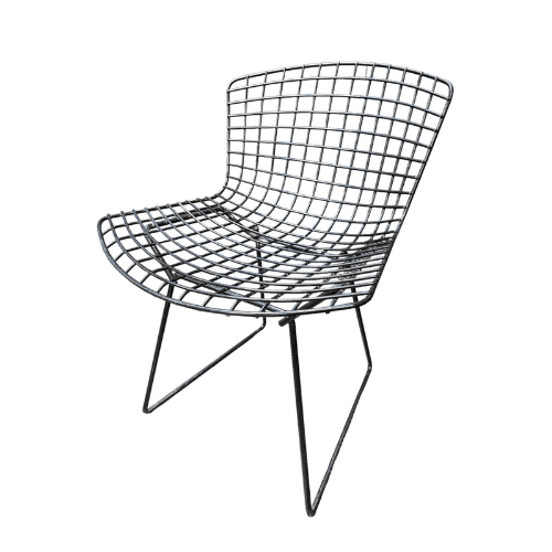 Knoll Bertoia Black Wire Chair