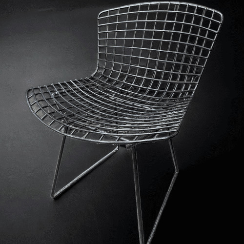 Knoll Bertoia Black Wire Chair