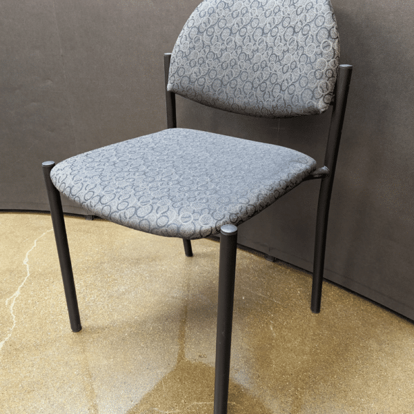 used Global Grey Circle Stack Chair