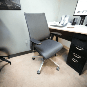 Used 9 to 5 Luna Black Task Chair