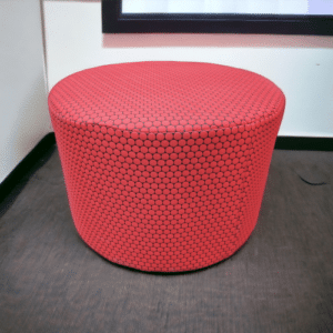 used OFS Boost Round Ottoman – Red
