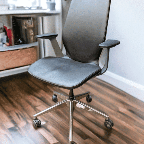Used Steelcase SILQ Conference Chair – Black Leather