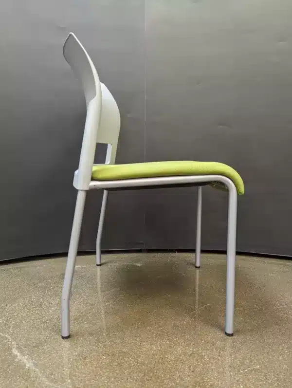 used Steelcase Stack Chairs – Lime Green/grey