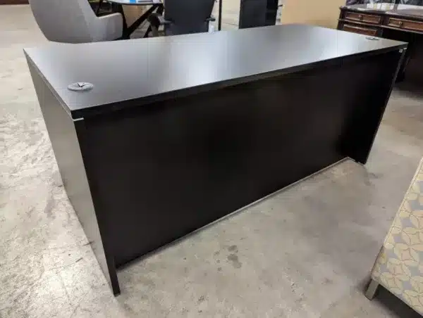 Used 60″X30″ Espresso Desk With Bbf Ped