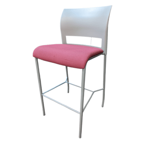 Used Steel Case COBI – GREY/PLUM SEAT BARSTOOL