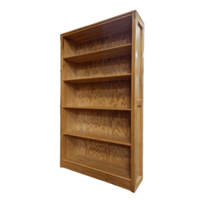 used 69×40 5 Shelf Wood Bookcase