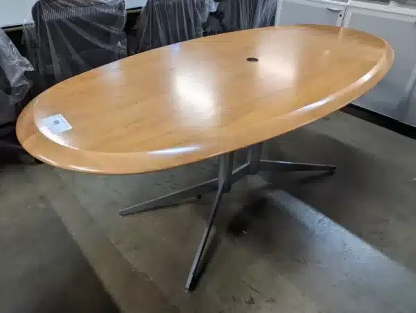 used Eagle Oval 6′ Confernce Table W/ Base