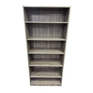 5 Shelf Grey Bookcase