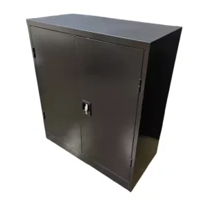 Used 36 inch Black Metal Storage Cabinet 18X42