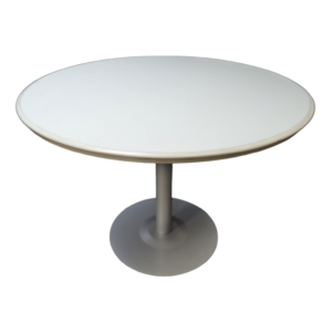 Used 42 haworth maho round white table