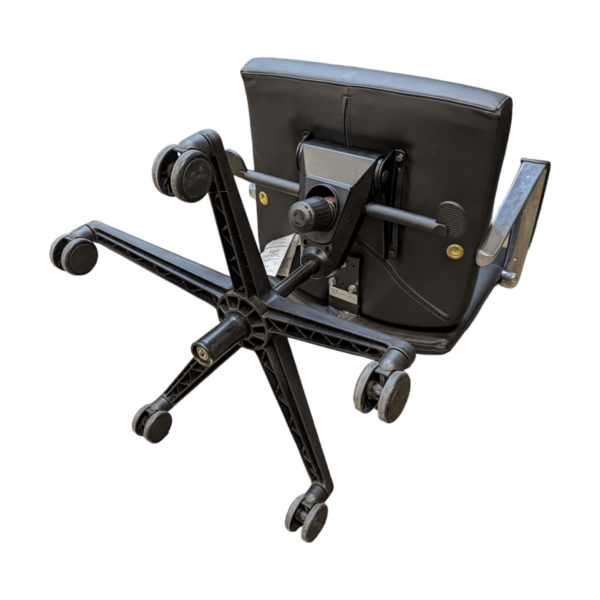 Used keilhauer black polyuerthane task chair