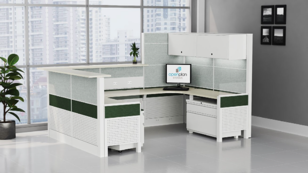 6x9 70h Sixty-Five System Typical Reception Desk