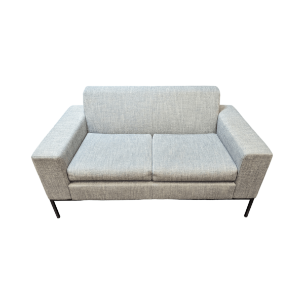 Hbf hld819 60 inch greyish blue sofa with metal frame