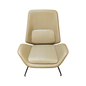 Hbf fulton lounge chair - brown leather